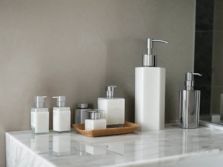 Oral microbiome probiotic review: bathroom cabinet lineup of ProDentim, ProvaDent, and BioDentex bottles