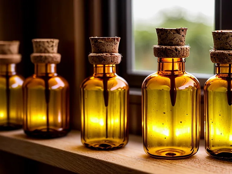 A collection of oral probiotic bottles on a bathroom shelf.