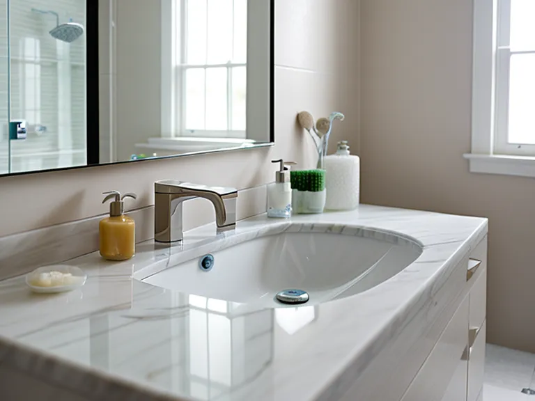 A bathroom cabinet filled with different oral probiotic supplements and care products.