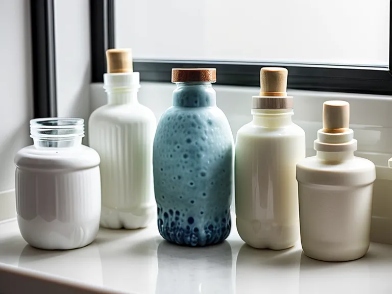 A bathroom shelf with various probiotic bottles and a researcher's notebook.