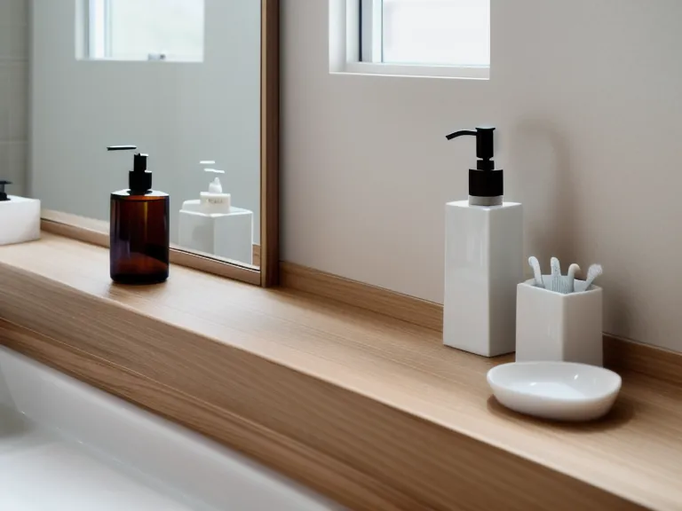 Alcohol-based blue mouthwash being poured down a bathroom sink drain during an oral microbiome reset