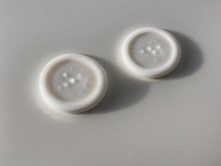 Close-up of a ProvaDent oral probiotics tablet dissolving, part of this microbiome review