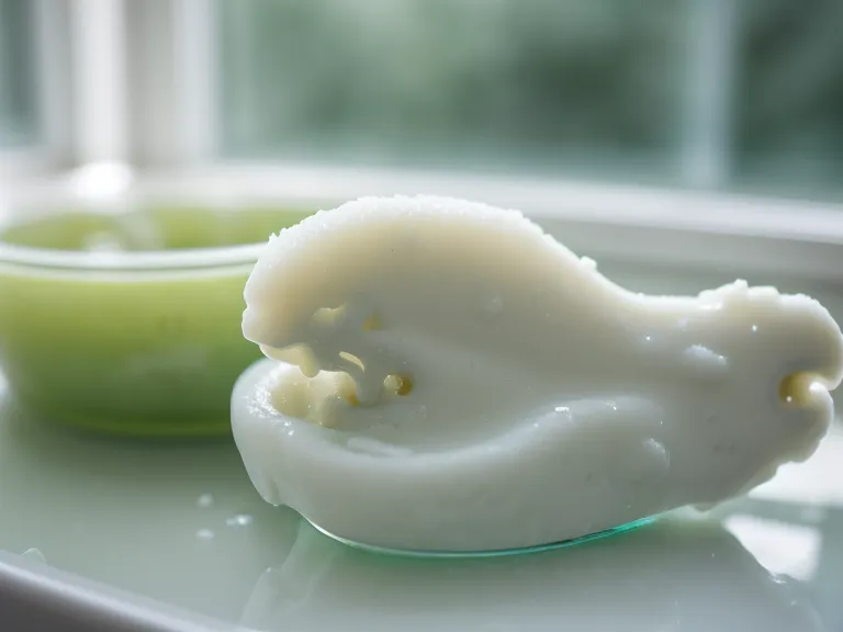 Close-up of an oral probiotic melt being prepared for use.